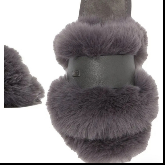 Australia Luxe Collective Muchas Slides in Gray.  #427 - Picture 2 of 7